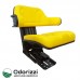 Κάθισμα Τρακτέρ με μπράτσα και Λοξή Βάση Κίτρινο John Deere