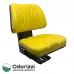 Κάθισμα Τρακτέρ χωρίς μπράτσα Ίσια και Λοξή Βάση Κίτρινο John Deere & Deutz