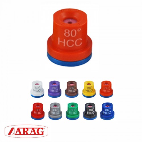 Ακροφύσιο Ψεκασμού Ομπρέλας με Ελίκωμα Κεραμικό Πορτοκαλί ARAG HCC02