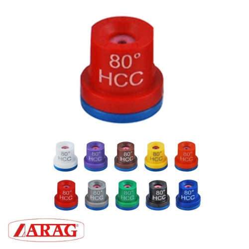 Ακροφύσιο Ψεκασμού Ομπρέλας με Ελίκωμα Κεραμικό Κόκκινο ARAG HCC025
