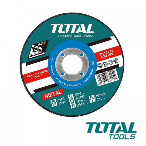 Δίσκος Κοπής ΙΝΟΧ - Μετάλλου TOTAL Φ125 Χ 1.2 [TAC2211255]