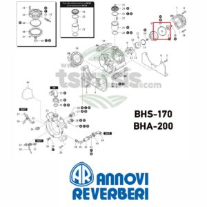 membranh cekastikou annovi reverberi blueflex BHS170 BHA200 2240081 2