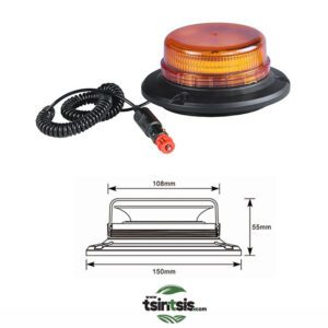 faros xamhlou profil 45 led magnhtikh bash